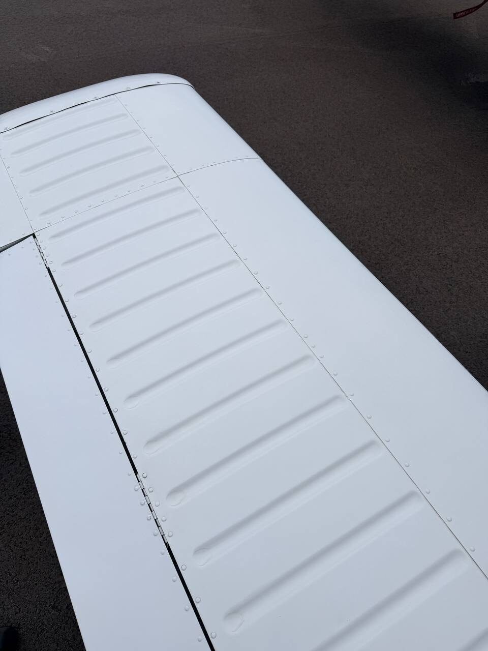 After: Piper Arrow wing surface presentation following care