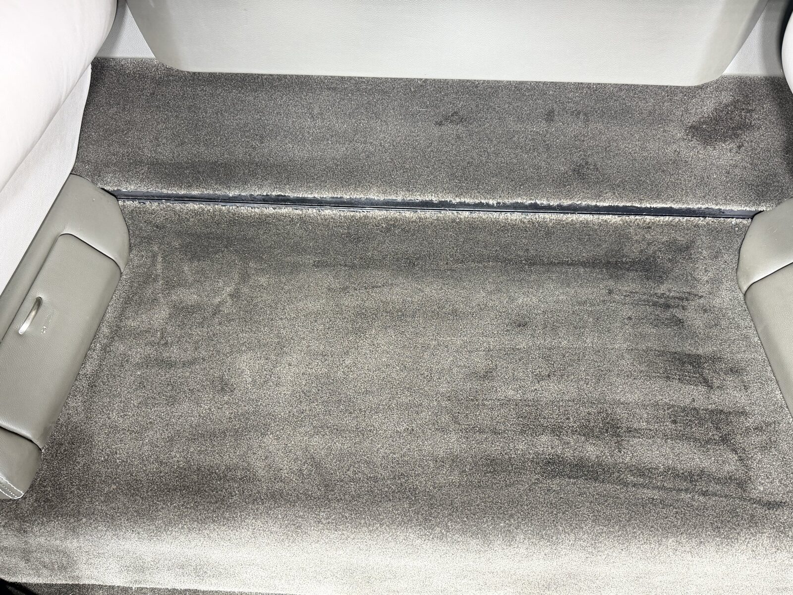 After: aisle carpet following targeted extraction